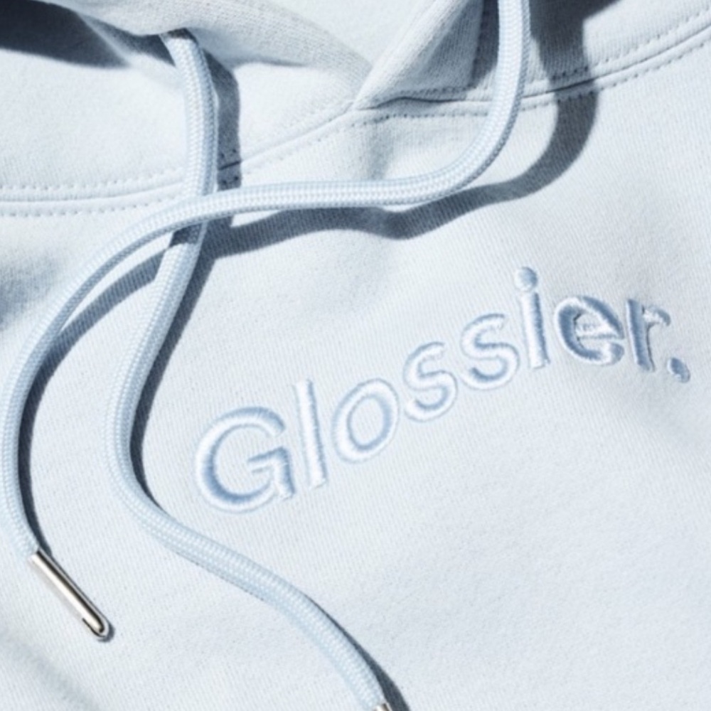 Glossier London exclusive hoodie